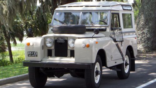 1961 land rover series iia 4x4 60k original miles soft &amp; hard tops