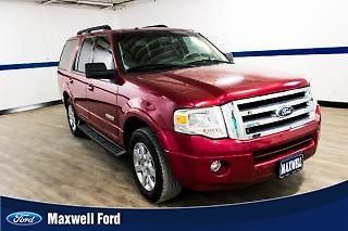 08 ford expedition xlt leather seats, clean carfax, 3 row suv!