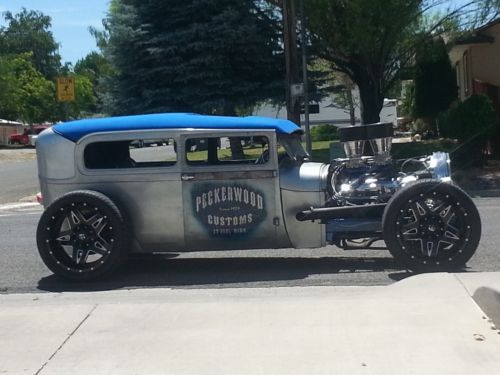1928 Ford Model A Tudor Ratrod Rat Rod Hotrod Hot Rod, image 4