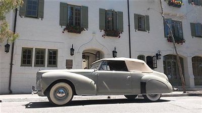 1940 lincoln zephyr convertible