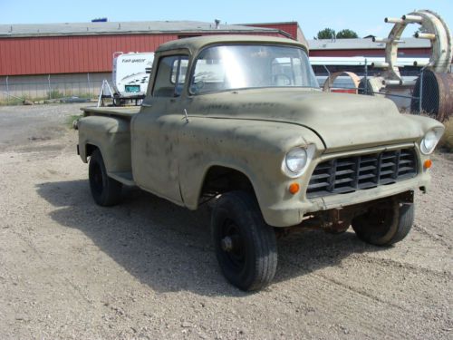 1955 napco chevrolet long bed pick up truck