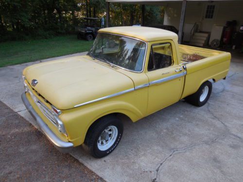 1966 ford f100 custom cab swb pickup