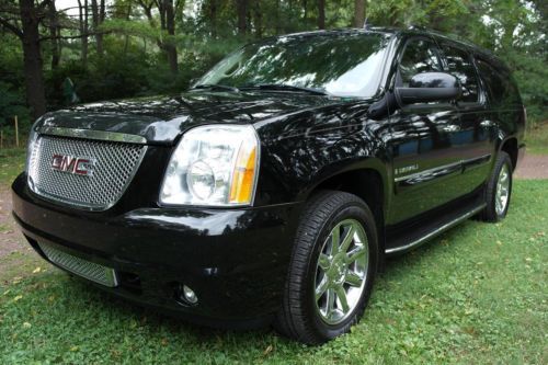 Mint 2008 gmc yukon denali xl awd loaded nav dvd inspected service history lqqk!