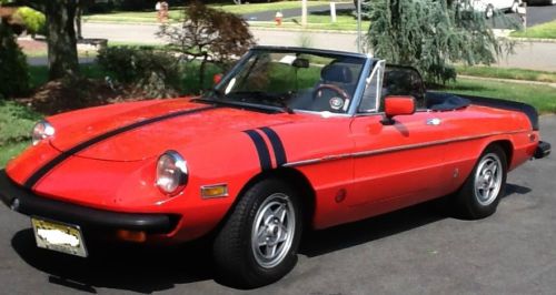 82 alfa romeo spider  (near end of season sale) veloce 53k miles - $7,950