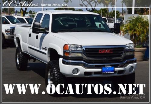 2007 gmc 2500 diesel 4x4 lbz low mils loaded 1 owner cali