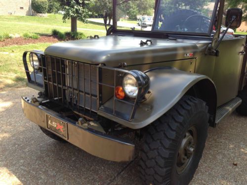 LSx Powered M37 Dodge Powerwagon Fuel Injected Overdrive Olive Drab Military, image 2