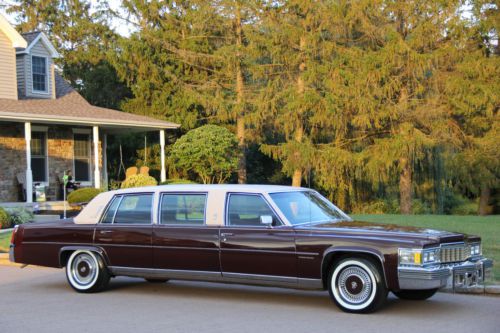 1977 cadillac fleetwood brougham 17k actual miles armbruster stageway no reserve