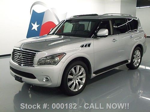 2011 infiniti qx56 deluxe touring theater sunroof nav!! texas direct auto