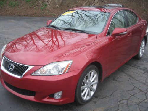 Red hot lexus is250 awd *only 65k miles*