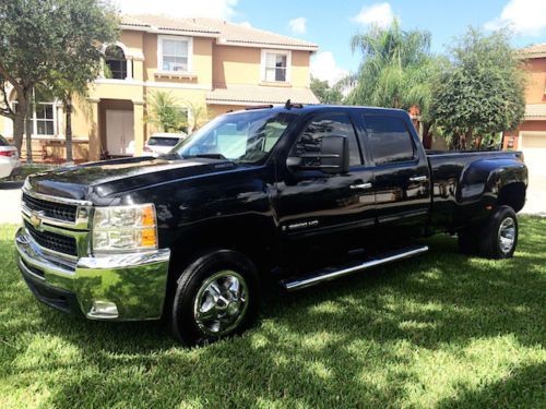 2009 chevrolet silverado 3500 hd ltz drw 6.6l duramax crew cab dually nav &amp; dvd