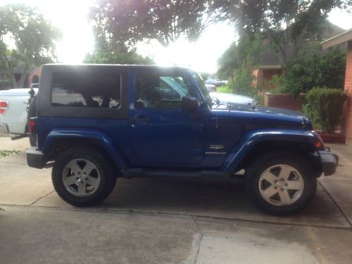 2009 jeep wrangler sahara sport utility 2-door 3.8l