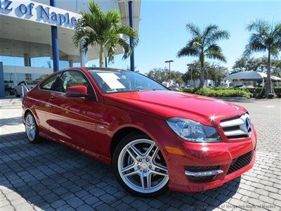 2012 c250 coupe panoramic sunroof 18" amg wheels ipod satellite rd harmon/kardon