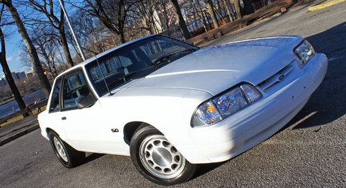 1990 ford mustang lx 5.0 coupe - carfax certified original miles (84k) garaged