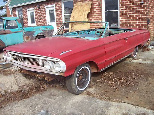 1964 ford galaxie 500 convertible 289, 3spd manual, no reserve