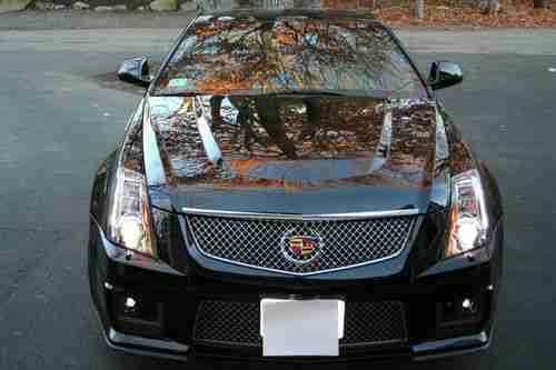 2011 Cadillac CTSV Black, grey interior,  leather, low miles, loaded, 6-spd, Nav, US $49,500.00, image 2