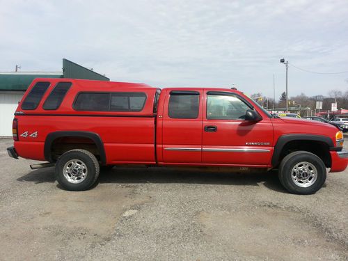 2004 gmc sierra 2500 sle extended cab 4wd. 6.0 v8 vortec engine