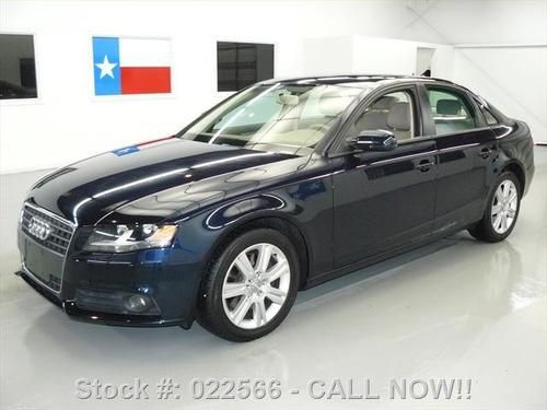 2010 audi a4 2.0t premium turbocharged auto sunroof 44k texas direct auto