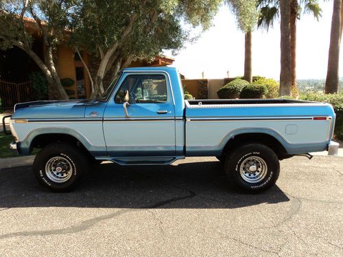 Rare 1979 ford lariat 4x4 short bed (91,000 miles)  71 72 74 75 77 76 bronco xlt