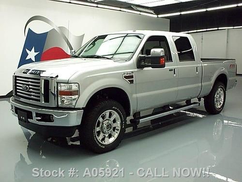 2010 ford f-250 lariat crew 4x4 diesel htd seats 64k mi texas direct auto