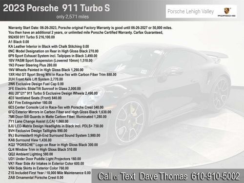 2023 Porsche 911 Turbo S, US $270,000.00, image 8
