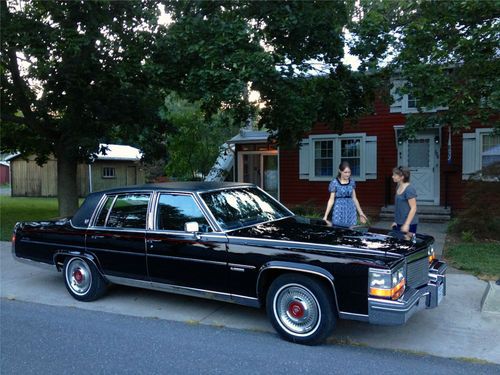 1981 cadillac fleetwood brougham 73k miles, excellent condition, black