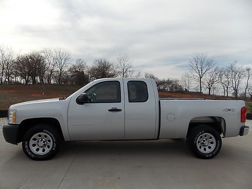 2010 chevrolet silverado 1500 ext cab shortbed v8 automatic 4x4 nice no reserve!