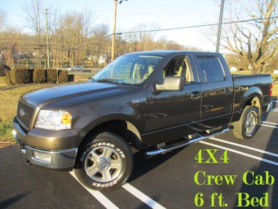 2005 ford f-150 crew cab 4x4 no reserve clean 6 ft bed inspected automatic trans