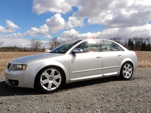 2004 audi s4 quattro*4.2l* 53800 miles!*bose*h&amp;r springs*magna flow*17500/offer!