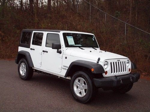 White hardtop automatic 4x4 4 door