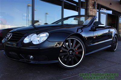04 mbz sl500++amg spt++cust exhaust++brembo brakes++nav++htd front seats++more