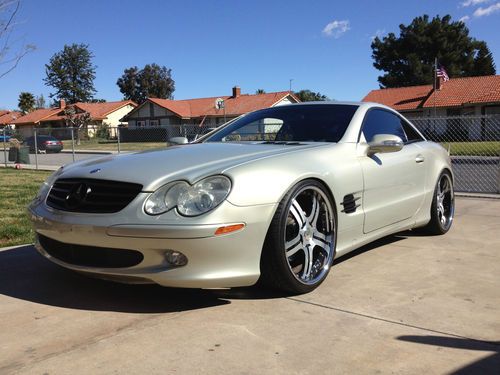 2003 mercedes benz sl 500 r designo edition convertible no reserve auction