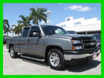 06 silver extended cab 4.3l v6 6-passenger truck *abs brakes *front airbags *fl