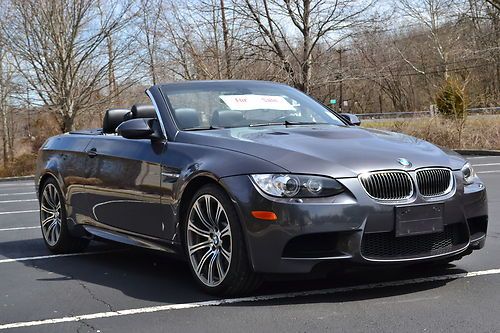 Bmw m3 convertible, like-new condition, sparkling graphite metallic