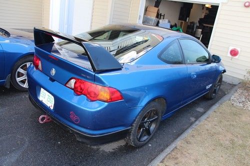 2004 acura rsx type-s arctic blue damaged salvage repairable runs &amp; drives