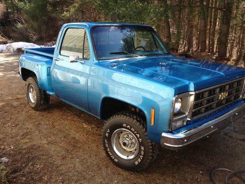 1979 chevy 4x4 stepside survivor ! just pulled out of long term storage !!!
