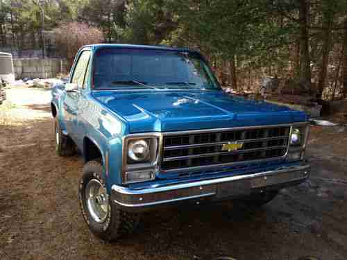 1979 Chevy 4x4 Stepside Survivor ! Just Pulled Out Of Long Term Storage !!!, image 2