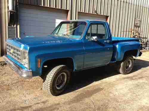 1979 Chevy 4x4 Stepside Survivor ! Just Pulled Out Of Long Term Storage !!!, image 4