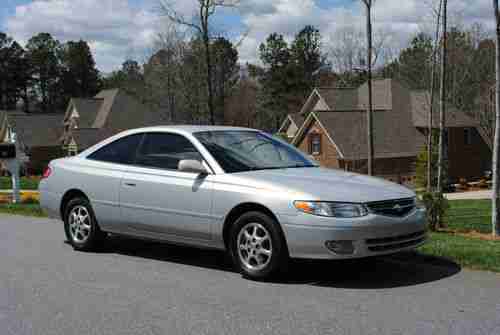 2000 Toyota Camry Solara SE Coupe Silver MINT ORIGINAL OWNER 4 CYL AUTO, image 2