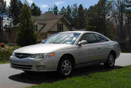2000 Toyota Camry Solara SE Coupe Silver MINT ORIGINAL OWNER 4 CYL AUTO, image 4