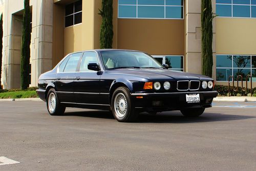 1993 bmw 740il-no reserve-runs excellent-clean title-bavarian engineering