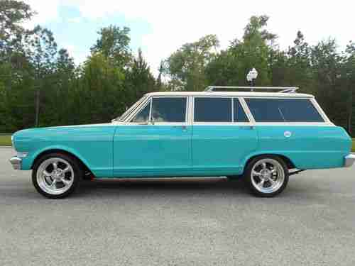 1964 CHEVY II NOVA WAGON 355 AUTOMATIC CRUISER, image 13