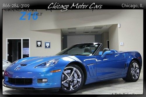 2010 chevrolet corvette grand sport 4lt convertible heritage edt jetstream blue$