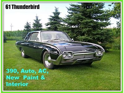 390,auto, ac,buckets, black, new paint, new interior,chrome wheels,great driver