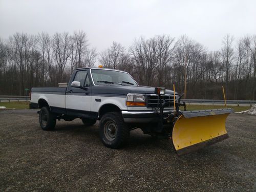 1993 ford f-250 2 door, diesel, 4wd, plow truck, idi non-turbo