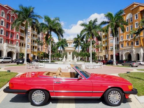 1987 mercedes-benz 560sl**low miles**fl