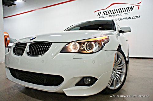 2008 bmw 550i m-sport pkg 19"rims cpo warranty free main plan auto 360hp v8 nav