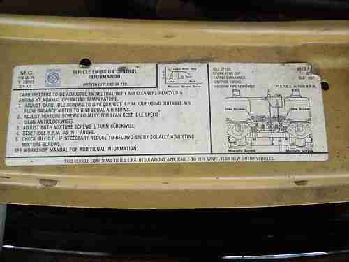 1974 MG MGB GT Coupe 2-Door 1.8L NO RESERVE!!, image 13