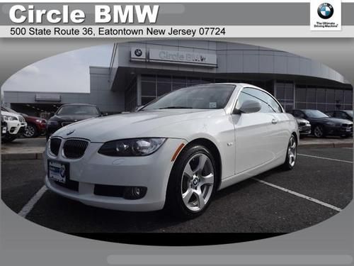 White convertible navigation low miles one owner satellite radio certified 100k