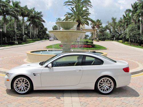 2011 bmw m3 competition $10k+ dinan upgrades 13k mineral white navigation