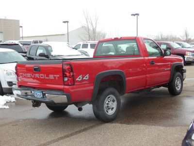 4x4 6.0l reg cab- plow included-one owner trade